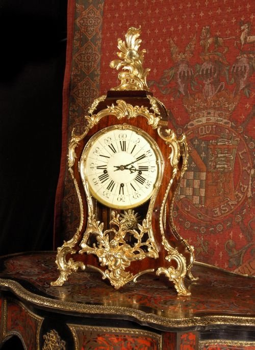 **** Sold **** Antique Rococo Bracket Clock 1/4 Chiming - Very Large and Stunning!